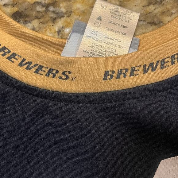 Milwaukee Brewers Kids Size S 6/7 Jersey T Shirt MLB Genuine Merchandise - Picture 5 of 8